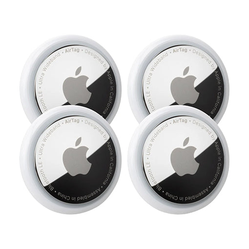 Apple AirTag Anti-tab Bluetooth-tag Sort Sølv Hvid image 0