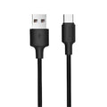 SpeedCharge USB A to USB-C Cable 12W (0.5M) Sort image 0