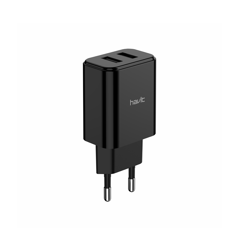 Havit 2 ports 2.1A Lader Sort image 0