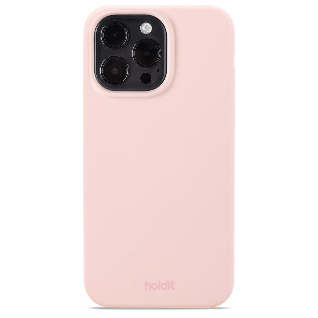 Holdit Silicone Cover iPhone 14 Pro Max - Lyserød image