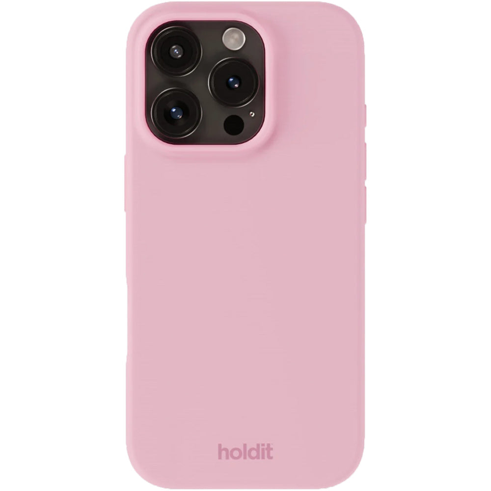 Holdit Silicone Cover iPhone 16 Pro - Lyserød image