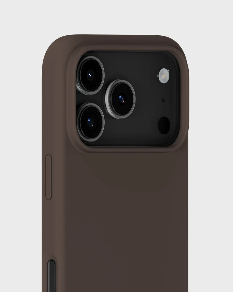 Holdit Silicone Cover iPhone 18 Pro Chocolate